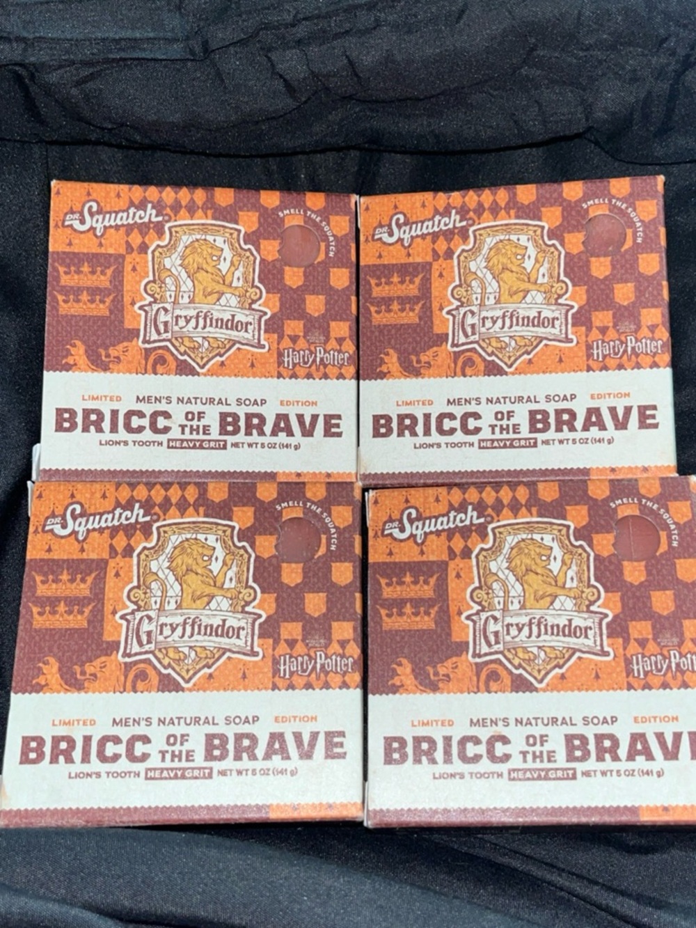 Dr Squatch Limited Edition HP Soaps- 4!! Bricc Of The Brave